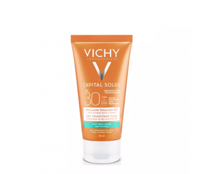 Виши солнцезащитная матирующая эмульсия для жирной и комбинированной кожи лица SPF 30, 50 мл (Vichy, Capital Ideal Soleil)