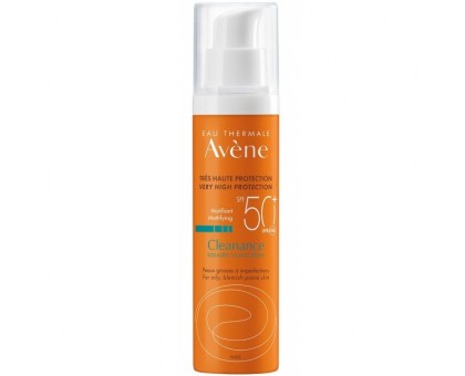 Авен Клинанс солнцезащитная эмульсия для проблемной кожи SPF 50+, 50 мл (Avene, Cleanance)