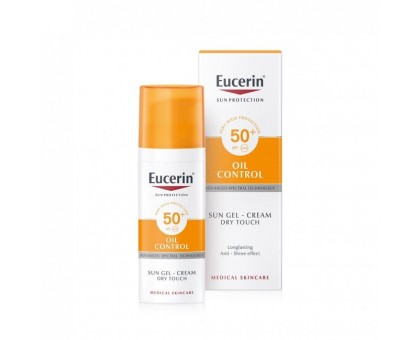 Эуцерин солнцезащитный гель-крем для проблемной кожи лица spf 50+, 50 мл (Eucerin, Sun Protection)