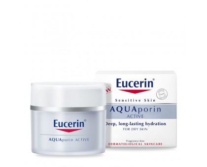 Эуцерин интенсивно увлажняющий крем для чувствительной, сухой кожи, 50 мл (Eucerin, AQUAporin)
