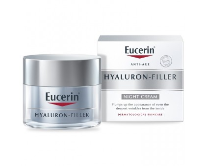 Эуцерин крем для ночного ухода за кожей, 50 мл (Eucerin, HYALURON-FILLER)