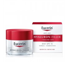 Эуцерин крем для дневного ухода за нормальной и комбинированной кожей spf 15, 50 мл (Eucerin, HYALURON-FILLER + VOLUME-LIFT)
