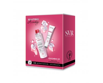 SVR набор: Сенсифин AR крем-уход, 40 мл + Сенсифин AR мицеллярная вода, 200 мл (SVR, Sensifine)