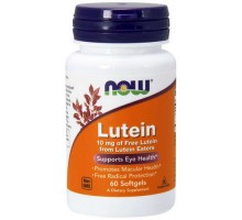 Нау Фудс лютеин 10 мг, 60 капсул (Now Foods)