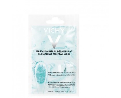 Виши минеральная успокаивающая маска с витамином B3 2 саше по 6 мл (Vichy)