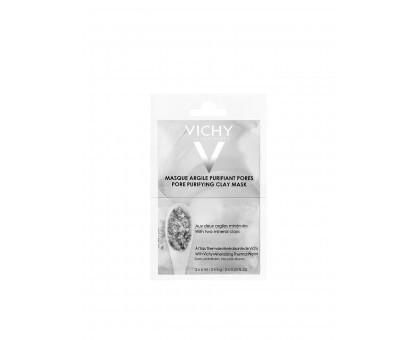Виши очищающая поры минеральная маска с глиной, 2 саше по 6 мл (Vichy)