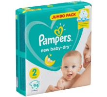 Памперс New Baby мини (4-8 кг), 94шт (Pampers)