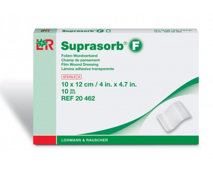 Супрасорб F - стерильная прозрачная пленка для перевязки ран, 10x12 см (Suprasorb F)