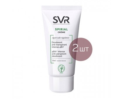 SVR Спириал дезодорант-крем, 2*50 мл (SVR, Spirial)