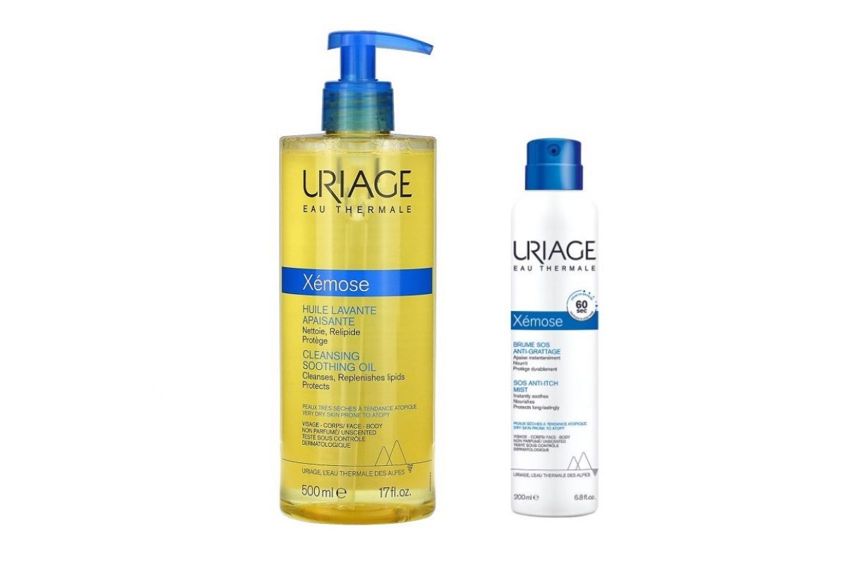 Урьяж дымка. Uriage косметика Xemose. Uriage Ксемоз масло очищающее успокаивающее 500мл. Сос дымка Урьяж Ксемоз. Uriage Eau Thermale Xemose.
