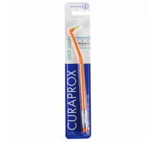 Курапрокс зубная щетка монопучковая 1009 Single & Sulcular оранжевый цвет ручки (Curaprox)