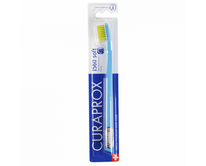 Курапрокс зубная щетка 1560 Soft d 0.15 мл темно-голубой цвет ручки (Curaprox)