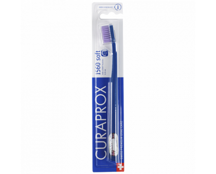 Курапрокс зубная щетка 1560 Soft d 0.15 мл темно-синий цвет ручки (Curaprox)