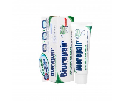 Биорепейр зубная паста для комплексного восстановления и защиты Total Protective Repair, 75 мл (Biorepair, Ежедневная забота)