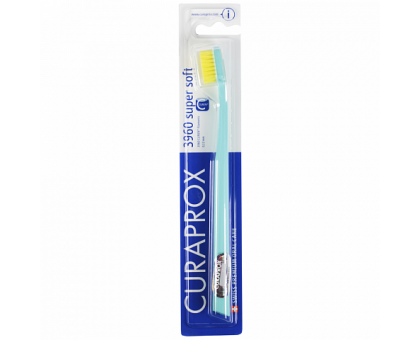 Курапрокс зубная щетка 3960 Super Soft d 0.12 мл светло-мятный цвет ручки (Curaprox)