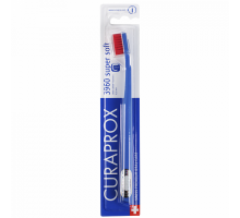Курапрокс зубная щетка 3960 Super Soft d 0.12 мл синий цвет ручки (Curaprox)