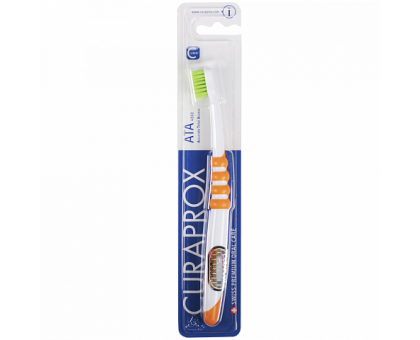 Курапрокс подростковая зубная щетка ATA с 8 до 14 лет оранжевый цвет ручки (Curaprox)