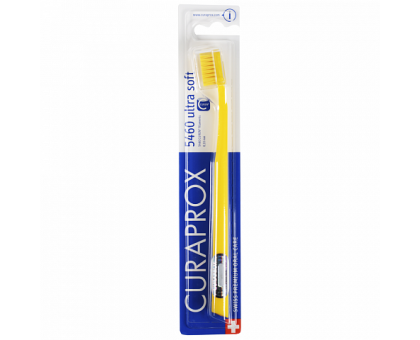 Курапрокс зубная щетка 5460 Ultrasoft d 0.10 мл желтый цвет ручки (Curaprox)