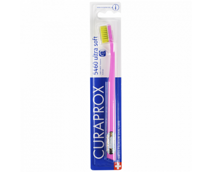 Курапрокс зубная щетка 5460 Ultrasoft d 0.10 мл розовый цвет ручки (Curaprox)