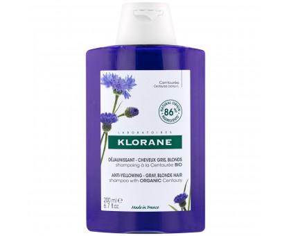Клоран шампунь с органическим экстрактом Василька, 200 мл (Klorane)