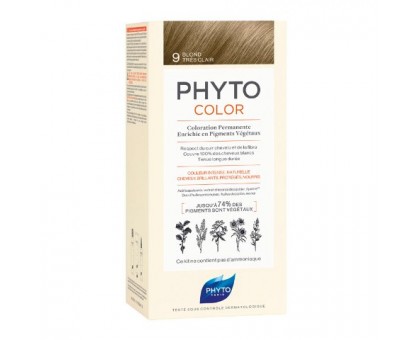 Фито Фитоколор краска для волос 9 оттенок очень светлый блонд (Phyto)