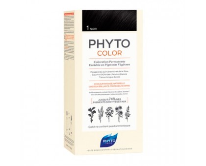 Фито Фитоколор краска для волос 1 оттенок Черный (Phyto)