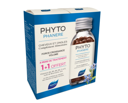 Фито Фитофанер БАД для волос и ногтей, 2 упаковки по 120 капсул (Phyto, Phytophanere)