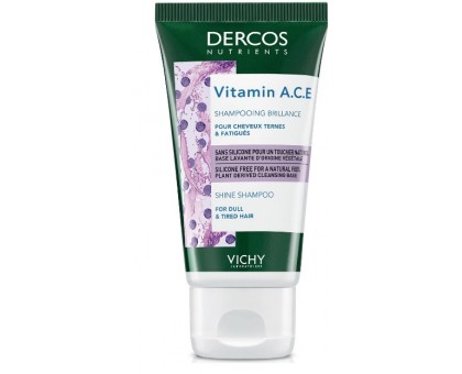 Виши Vitamin шампунь для блеска волос Dercos Nutrients 50 мл (Vichy, Dercos Nutrients)