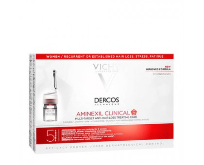 Виши Деркос средство против выпадения волос для женщин Аминексил Intensive 5 (Vichy, Dercos)