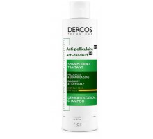 Виши Деркос интенсивный шампунь-уход против перхоти для сухих волос, 200 мл (Vichy, Dercos)