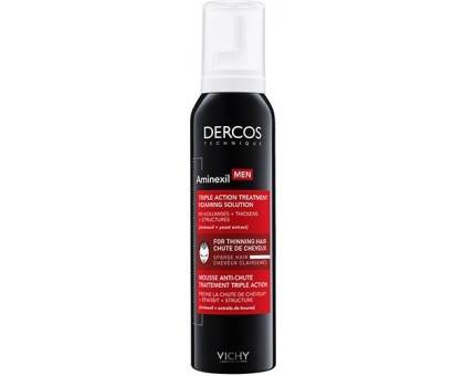 Виши Деркос Аминексил средство против выпадения волос для мужчин в формате пены, 150 мл (Vichy, Dercos)
