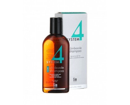 System 4 Shampoo № 1 Шампунь терапевтический с климбазолом, для нормальных и жирных волос 215 мл