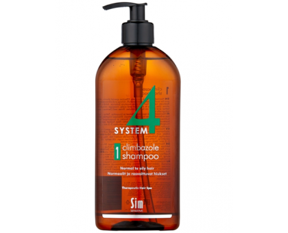System 4 Shampoo № 1 Шампунь терапевтический с климбазолом, для нормальных и жирных волос 500 мл
