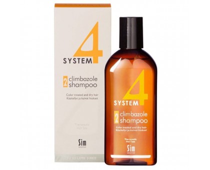 System 4 Shampoo № 2 Терапевтический шампунь для сухих волос 215 мл 