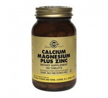Солгар кальций-магний-цинк, 100 таблеток (Solgar, Calcium Magnesium Plus Zinc)