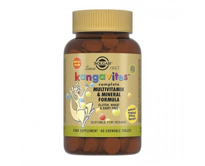 Солгар Кангавитес с мультивитаминами и минералами, 60 таблеток (Solgar, Kangavites)