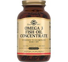 Солгар концентрат рыбьего жира Омега-3, 60 капсул (Solgar, Omega-3 Fish Oil Concentrate)