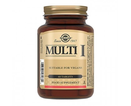 Солгар Мульти-1, 60 таблеток (Solgar, Multi I)